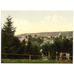    Bad Salzungen,castle,from Seeberg,Thuringia,Germany