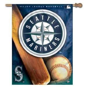  27X37 Vertical Seattle Mariners Flag