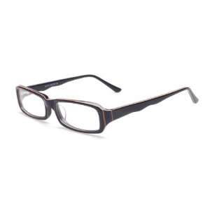  HT079 prescription eyeglasses (Black/Brown) Health 