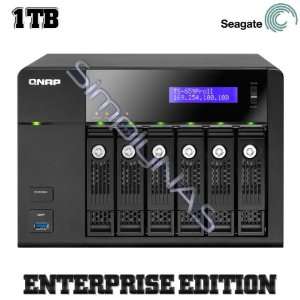  QNAP TS 669 PRO 5TB (5 x 1000GB) 6 Bay NAS Integrated with Seagate 