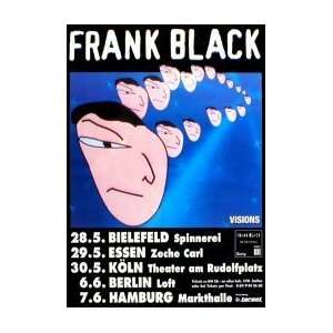  FRANK BLACK Cult of Ray Tour Music Poster