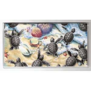   Cover Made with Baby Sea Turtle Turtles Beach Fabric 