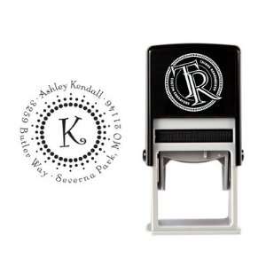  Personalized Curly Round Address Stamp Gift Office 