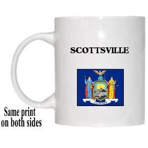  US State Flag   SCOTTSVILLE, New York (NY) Mug Everything 