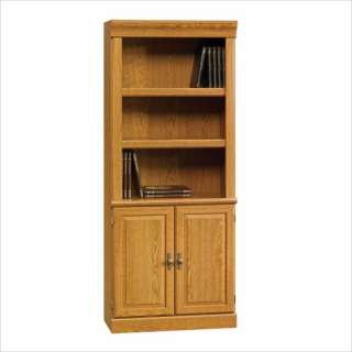 Sauder Orchard Hills 3 Shelves Wood Bookshelf With Storage in Carolina 