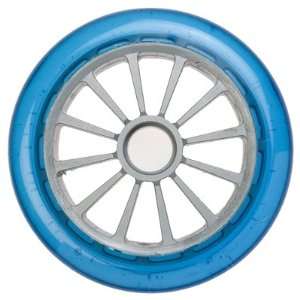  YAK Scooter Wheel 125mm Silver/Blue 