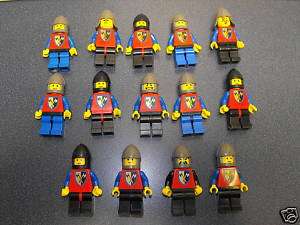 Lego Lot Of 14 Axe Crusader Knights Minifigures RARE  