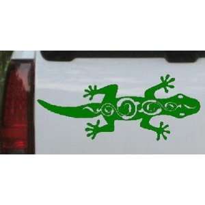Lizard With Back Swirls Animals Car Window Wall Laptop Decal Sticker 