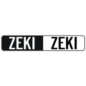   NEGATIVE ZEKI  STREET SIGN