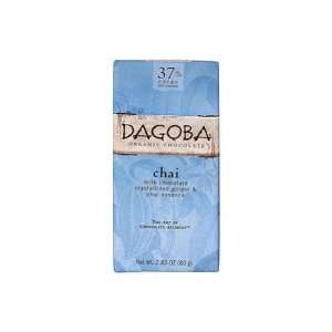 Dagoba Organic Chocolate, Bar Chocolate Bar Chai Org, 2.83 Ounce (12 