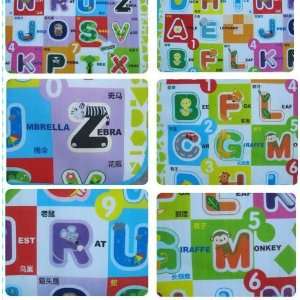   .5cm letter design outdoor play mat picnic pe mat