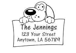 Personalized Custom Made Return Address Rubber Stamps  