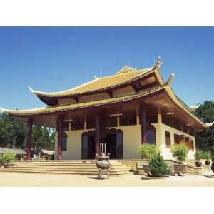  Exterior of the Thien Vien Truc Lam Buddhist Temple at Dalat 