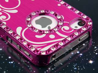 special offer for you black bling aluminum iphone 4 case rotating 