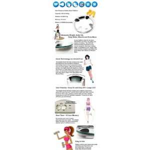  Body Fat Scale Personal Scale Measures Body Weight, Body Fat, Body 