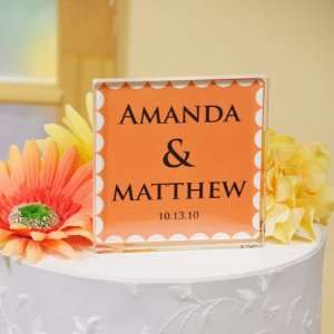    Personalized Wedding Cake Topper Blosson Design