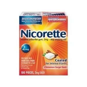  Nicotine Gum 2mg Refill Cinnamon *Rug, Size 40 Health 