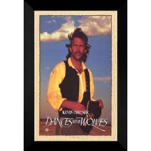  Dances With Wolves 27x40 FRAMED Movie Poster   Style D 