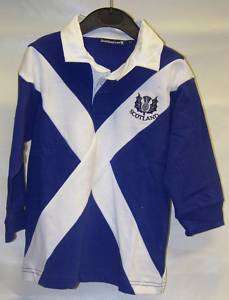 Scotland Saltire Royal Rugby long sleeve shirt   XXL  