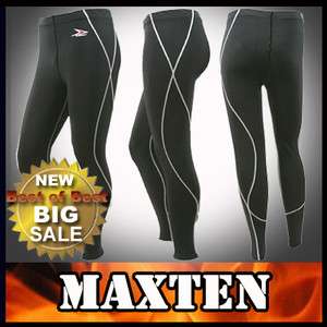 MAXTEN RUNNING FITNESS COMPRESSION TIGHTS PANTS D9  