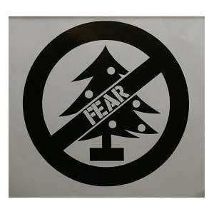  FEAR Rare Anti Christmas Tree BLACK AND WHITE POSTER (1084 