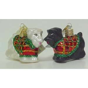  Old World Christmas Scotty dog ornament WHITE ONLY sale 