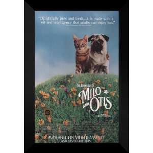  Milo and Otis 27x40 FRAMED Movie Poster   Style A 1989 