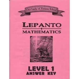 Lepanto Math Level 1 Answer Key 