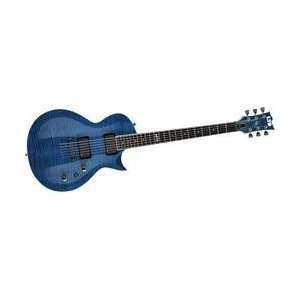   Signature Electric Guitar (Dark See Thru Blue) Musical Instruments