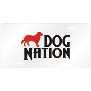   New  American Brittany Dog Nation  License Plate Dog