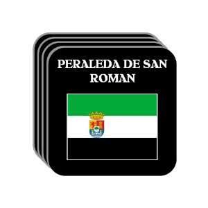 Extremadura   PERALEDA DE SAN ROMAN Set of 4 Mini Mousepad Coasters