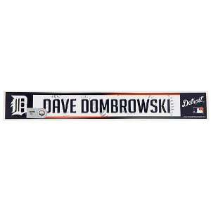  Detroit Tigers Dave Dombrowski 2012 Spring Training Locker 