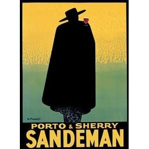  Sandeman (mini) Poster by Georges Massiot (9.00 x 12.00 