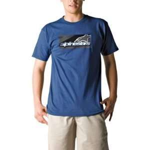  Alpinestars Bolla T Shirt , Color Blue, Size 2XL 