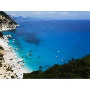  Cala Goloritze Beach, Golfo Di Orosei Giclee Poster Print 