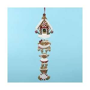 New   Pack of 12 Gingerbread House Family of 4 Christmas Ornaments for 