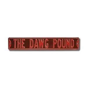  THE DAWG POUND Street Sign Patio, Lawn & Garden