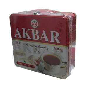  Akbar Premium Quality Pure Ceylon Tea in Gift Metal Case 