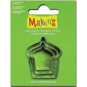  Makins Clay Cutters 3/Pkg Cake (M360 27) Arts, Crafts 