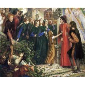   Dante at a Wedding Feast, Denies him her Salutation