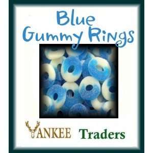 Albanese Blue Raspberry Gummy Rings Candy   6 Lbs  Grocery 