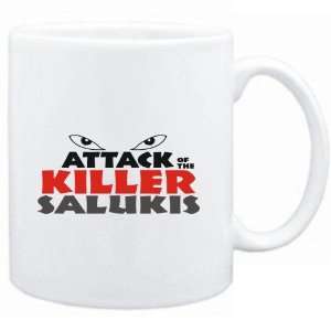    Mug White  ATTACK OF THE KILLER Salukis  Dogs