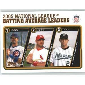  2005 Topps Update #142 Derrek Lee / Albert Pujols / Miguel 