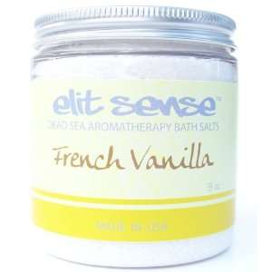  Dead Sea Bath Salts  8 oz French Vanilla Fine Grain 