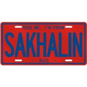  NEW  KISS ME , I AM FROM SAKHALIN  RUSSIA LICENSE PLATE 