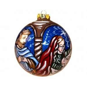   Family Religious Christmas Ornament Icon Jesus St. Mary St. Joseph