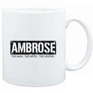  Mug White  Ambrose  THE MAN   THE MYTH   THE LEGEND 