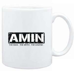  Mug White  Amin  THE MAN   THE MYTH   THE LEGEND  Male 