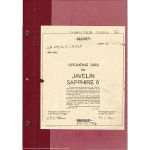  Gloster Javelin Sapphire 6 Aircraft Operating Manual 