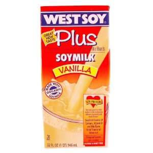 West Soy Plus Non Dairy Soy Beverage, 32 fl oz  Grocery 